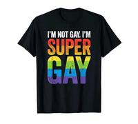 TJ-Sheenbo Camisetas de orgullo de corazón arcoíris para mujer, camisetas gráficas para festivales gay y trajes de orgullo LGBT, Negro-3, XL