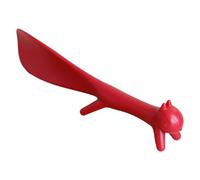 TJCGCKK Calzador creativo con forma de ardilla, calzador portátil de mango corto, elevador de zapatos pequeño único, ayudante de zapatos perezoso, Rojo -, Talla única