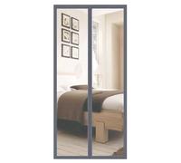 TJDWPRRD Cortina de Puerta Aislamiento Térmico Magnético Cubierta de Puerta Transparente Dormitorio con Puerta Puerta Mosquitera Balcón Interior Pantalla de Apertura de Doble Cara,A,85x200cm