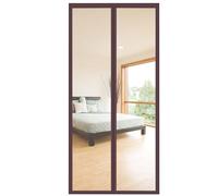 TJDWPRRD Cortina de Puerta con Aislamiento Térmico Cubierta de Puerta Transparente de Invierno Pantalla de Apertura de Doble Cara Puerta de Malla Magnética Panel Divisorio de Malla,A,90x195cm