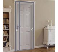 TJDWPRRD Mosquitera Magnética para Puerta Malla de Fibra de Vidrio con Cierre Automático Ideal para Puertas Francesas de Patio Malla de Poliéster de Alta Resistencia con Ganchos,A,85x210cm