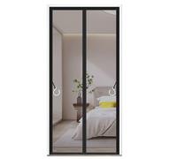 TJDWPRRD Pantalla de Puerta Magnética para Sala de Estar Patio Neta Puerta de Entrada del Balcón de Cierre Automático Cortina de Malla de Entrada Manos Libres Pantalla de Apertura,A,90x205cm