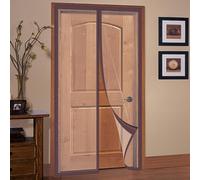 TJDWPRRD Puerta Mosquitera Magnética para Dormitorio Cortina de Puerta Aislamiento Térmico para Puerta de Invierno Cortina Panel de Partición Transparente Cortinas Comedor Interior,A,90x195cm