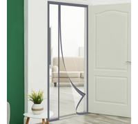 TJDWPRRD Puerta Mosquitera Transparente con Aislamiento Térmico Cortina de Puerta Magnética para Dormitorio Sala de Estar Cortinas de Puerta de PVC para Balcón Cocina,A,90x195cm
