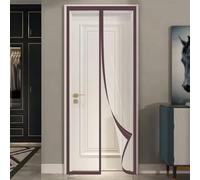 TJDWPRRD Puerta Mosquitera Transparente con Aislamiento Térmico Cortinas de Puerta de PVC Panel de Lona Magnético para Dormitorio Comedor Pantalla de Apertura de Doble Cara,A,90x195cm