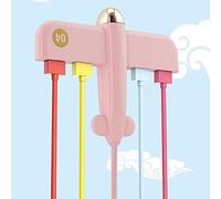 TJJ AYSMG 3life-308 5V 0.5A 4 Interfaces USB Concentrador de Datos HUB de Air Force One Extender (Rosa) (Color : Pink)