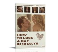 TJLTXV 10 Things I Hate About YouArtistic - Póster impermeable de alta definición para cocina, baño, dormitorio, sin taladrar, fácil de instalar, decoración multiescena, 20 x 30 cm, estilo marco