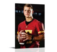 TJLTXV Brock PurdyArtistic - Póster impermeable de alta definición para cocina, baño, dormitorio, sin taladrar, fácil de instalar, decoración multiescena, 60 x 90 cm, estilo marco