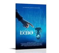 TJLTXV Earth to EchoArtistic - Póster impermeable de alta definición para cocina, baño, dormitorio, sin taladrar, fácil de instalar, decoración multiescena, 30 x 45 cm, estilo marco