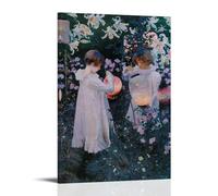 TJLTXV John Singer SargentArtistic - Póster artístico impermeable de alta definición para cocina, baño, dormitorio, sin taladrar, fácil de instalar, decoración multiescena, 60 x 90 cm, estilo marco