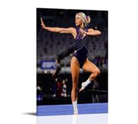 TJLTXV Olivia DunneArtistic - Póster impermeable de alta definición para cocina, baño, dormitorio, sin taladrar, fácil de instalar, decoración multiescena, 40 x 60 cm, estilo marco