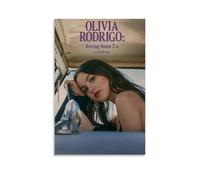 TJLTXV Olivia Rodrigo SourArtistic - Póster impermeable de alta definición para cocina, baño, dormitorio, sin taladrar, fácil de instalar, decoración multiescena, 50 x 75 cm, estilo sin marco