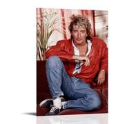 TJLTXV Rod StewartArtistic Póster impermeable de alta definición para cocina, baño, dormitorio, sin taladrar, fácil de instalar, decoración multiescena, 60 x 90 cm, estilo marco
