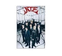 TJLTXV Stray Kids- Póster artístico impermeable de alta definición para cocina, baño, dormitorio, sin taladrar, fácil de instalar, decoración multiescena, 30 x 45 cm, estilo sin marco