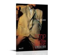 TJLTXV Talking Heads Stop Making SenseArtistic - Póster impermeable de alta definición para cocina, baño, dormitorio, sin taladrar, fácil de instalar, decoración multiescena, 40 x 60 cm, estilo marco