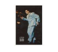 TJLTXV Talking Heads Stop Making SenseArtistic - Póster impermeable de alta definición para cocina, baño, dormitorio, sin taladrar, fácil de instalar, decoración multiescena, 50 x 75 cm, estilo sin