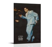 TJLTXV Talking Heads Stop Making SenseArtistic - Póster impermeable de alta definición para cocina, baño, dormitorio, sin taladrar, fácil de instalar, decoración multiescena, 40 x 60 cm, estilo marco