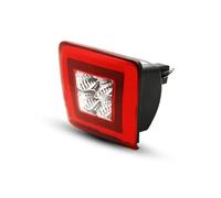 TjOta Luces Traseras Para Nissan 370Z Para Juke Para NISMO Alimentado Por LED Rojo Como Freno/niebla Trasera Blanco Conjuntos De Luces Traseras Coche Marcha Atrás Piloto Luz Trasero(Red Clear Lens)