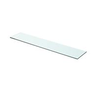 TJROO Estante de baño de cristal templado transparente 70 x 15 cm estante para la casa, tienda, salón, dormitorio, expositor de productos, objetos decorativos, capacidad de carga 15 kg