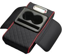 TJXGH Almohadilla Consola Central para Toyota Nadia Voxy Noah Esquire Voxy, Cojin Reposabrazos Coche con Bolsa Lateral Reposabrazos del Automóvil,Blackred