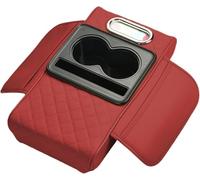 TJXGH Almohadilla Consola Central para VW Tiguan Touareg Touran Atlas GOL 2000-2023 2024-pr, Cojin Reposabrazos Coche con Bolsa Lateral Reposabrazos del Automóvil,Red