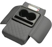 TJXGH Almohadilla Consola Central para VW Tiguan Touareg Touran Atlas GOL 2000-2023 2024-pr, Cojin Reposabrazos Coche con Bolsa Lateral Reposabrazos del Automóvil,Grey