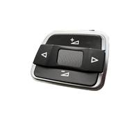 Tjxtixle Interruptor Control Crucero Volante para VW para Golf 6 para MK6 para GTI para Scirocco Coche Multifuncional Volante Cubierta Botón Control Embellecedor Tapa(Left)