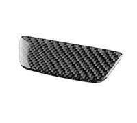 Tjxtixle Pegatinas para Botón para Ford para Focus para SE para RS para ST para Ecoboost 2015-2018 Guantera Pasajero Panel Embellecedor Carbono Suave Real(Black Carbon)