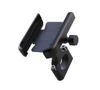 Tjxtixle Soporte Navegación Soporte Teléfono Móvil Motocicleta Manillar 4 A 6.5 Pulgadas Espejo Retrovisor Base De 360° Bicicleta Scooter Carreras Ciclismo(Handlebar Black)