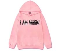 TJYES Playboi Carti I Am Music Album Print Sudaderas unisex, rosa, M
