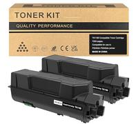 TK-1160 TK1160 Tóner Cartucho 1T02RY0NL0 Compatible para Kyocera ECOSYS P2040DN P2040DW Impresora Alto Rendimiento 7200 Páginas ( Negro, 2er-Pack )