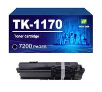 TK-1170 Cartucho De Tóner Compatible para Kyocera ECOSYS M2040dn M2540dn M2640idw Impresoras, Rendimiento De hasta 7200 Páginas,TK 1170-1 Pack