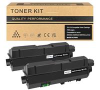 TK-1170 TK1170 Tóner Cartucho 1T02S50NL0 Compatible para Kyocera ECOSYS M2040dn M2540dn M2640idw Impresora Alto Rendimiento 7200 Páginas ( Negro, 2er-Pack )