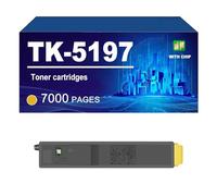 TK-5197 Cartucho De Tóner Compatible para Kyocera TASKalfa 306ci 307ci 308ci Impresoras, Rendimiento hasta 15000/7000 Páginas,Yellow-1 Pack