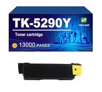 TK-5290 TK5290 Cartucho De Tóner Compatible para Las Impresoras De para Kyocera ECOSYS P7240cdn, Alto Rendimiento 17000 / 13000 Páginas,Yellow-1 Pack