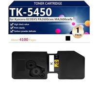 TK-5450 Cartucho de Tóner de Alto Rendimiento Compatible para Lexmark MS310d MS310dn MS315dn MS410dn MS415dn MS510dn MS610de Impresoras, 4100 Páginas,Black-1 Pack