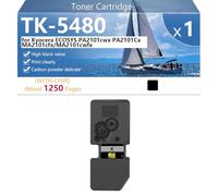 TK-5480 Cartucho de Tóner de alta Capacidad para TK-5480K TK-5480C TK-5480M TK-5480Y, Cartucho de Tóner de Repuesto Compatible para Kyocera ECOSYS PA2101cwx PA2101Cx MA2101cfx Impresoras ,Black-1 pack