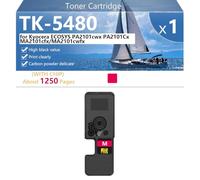 TK-5480 Cartucho de Tóner de alta Capacidad para TK-5480K TK-5480C TK-5480M TK-5480Y, Cartucho de Tóner de Repuesto Compatible para Kyocera ECOSYS PA2101cwx PA2101Cx MA2101cfx Impresoras ,Magenta-1 pa