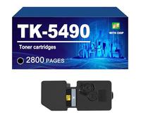 TK-5490 Cartucho De Tóner Compatible para Kyocera Ecosys PA2101cx MA2101cfx, Rendimiento De hasta 2800 Páginas,Black-1 Pack