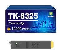 TK-8325 Cartucho De Tóner Compatible para Kyocera Taskalfa 2551ci, Rendimiento hasta 18000/12000 Páginas,Yellow-1 Pack