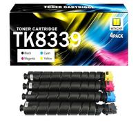 TK-8339 Cartucho de Tóner Alta Capacidad de Reemplazo Compatible para Kyocera - 25.000 / 15.000 Páginas - Compatible para TASKalfa 3252ci 3253ci con Chip,4 Pack