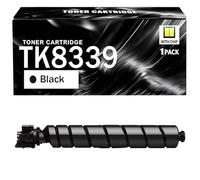 TK-8339 Cartucho de Tóner Alta Capacidad de Reemplazo Compatible para Kyocera - 25.000 / 15.000 Páginas - Compatible para TASKalfa 3252ci 3253ci con Chip,Black