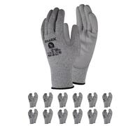TK Gloves SHARK/Guantes de montaje Protección Corte/Tamaño 11, 12 Pares/Guantes de montaje/Guantes resistentes a cortes Guantes de trabajo