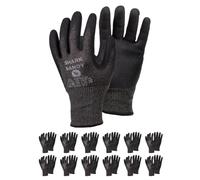 TK Gloves SHARK SANDY/Guantes de Montaje Protección Corte/Talla 09, 12 Pares/Guantes de Montaje/Guantes Resistente a Cortes Guantes de Trabajo
