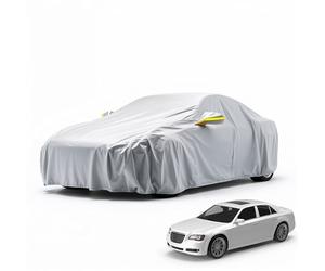 TK Gruppe Timo Klingler - Funda Protectora Universal para Coche - Plata Impermeable - Cobertura Completa para Diferentes Tipos de Coches