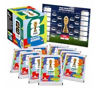 TK Gruppe Timo Klingler Panini World World 2026 XXL Set de pegatinas y plan de juego, para coleccionar la Copa Mundial de Fútbol 2026 (50 bolsas/350 pegatinas bolsas individuales)