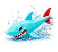 TK Gruppe Timo Klingler XXL Tiburón de 52 cm para niños y adultos - Piscina y alberca - Juguetes de agua para juego de buceo para sumergirse - Anillos de buceo y varillas de buceo (Tiburón XXL)