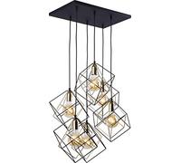 TK Lighting ALAMBRE 2779 - Lámpara de techo (6 x 60 W, E27)