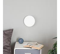 TK Lighting Aplique de pared Lunia New, blanco, Ø 20 cm