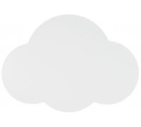 TK Lighting Aplique de pared Cloud, blanco, acero, luz indirecta, 38 x 27 cm
